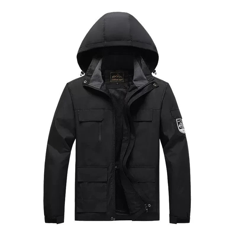 Victor Men's Waterproof Hooded Outdoor Jacket