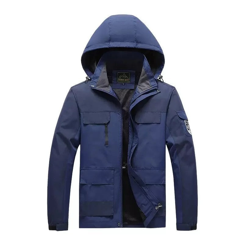 Victor Men's Waterproof Hooded Outdoor Jacket